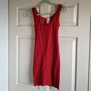 True Love Red Ribbed Bodycon Mini Dress